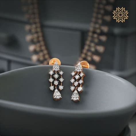 New Diamond Earrings Designs - [ 2022 & 2023 Models] • South India Jewels | Diamond earrings ...