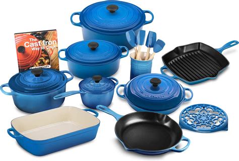 Le Creuset 20 Piece Signature Cast Iron Cookware Set | Free Download ...