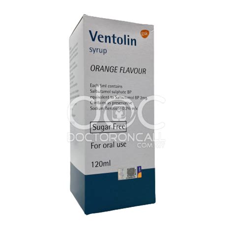 Buy Ventolin Syrup 100ml- Uses, Dosage, Side Effects, Instructions ...