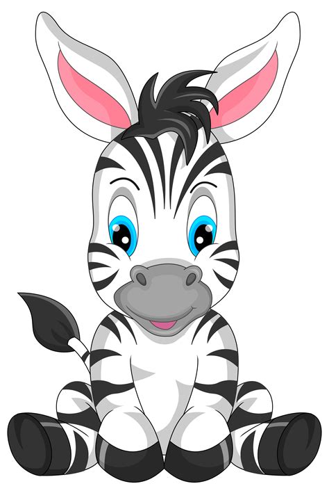 Cute Zebra Cartoon PNG Clipart Image | Gallery Yopriceville - High ...