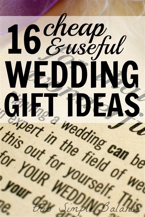 Cheap Useful Wedding Gifts: 16 Ideas for $20 or less! | This Simple ...