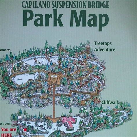 Capilano Suspension Bridge Map