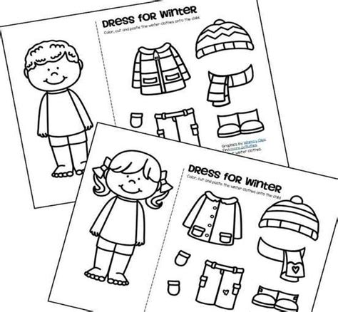 WINTER DRESS-UP PAPER DOLLS - KidSparkz