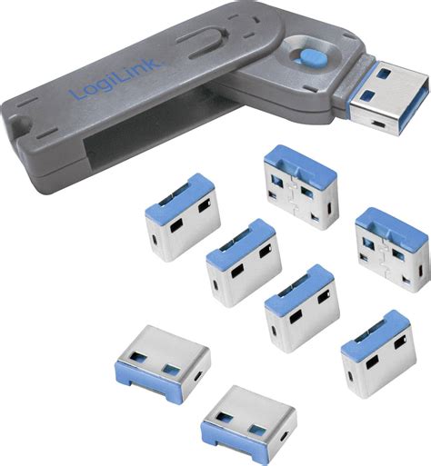 LogiLink USB PORT LOCK, 1 KEY + 8 LOCKS USB-poortblocker | Conrad.nl