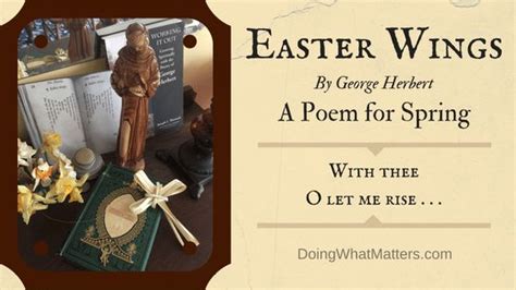 Easter Wings: A Poem for Spring | Poems, Literature quotes, Poems beautiful