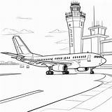 Airport Scene coloring page Lulu Pages sketch template
