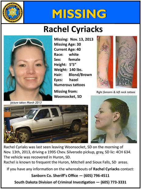 Attorney General Jackley says further searches for missing Woonsocket woman to be conducted soon ...