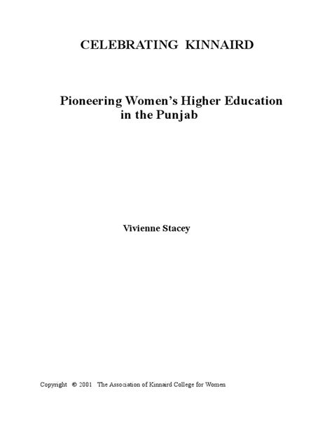 Kinnaird College Book | PDF | Sikh | Punjab