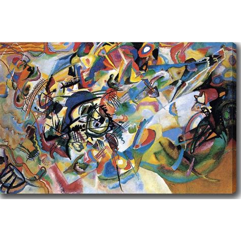 Wassily Kandinsky 'Composition VIII' Oil on Canvas Art - Free Shipping Today - Overstock.com ...