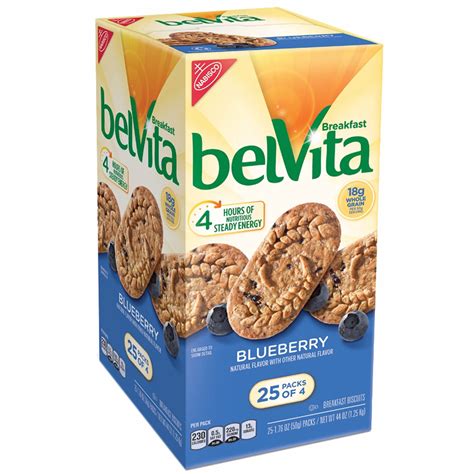 Belvita Blueberry Breakfast Biscuits, 25 ct Kosovo | Ubuy