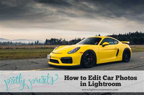 How to Edit Car Photos in Lightroom - Pretty Presets for Lightroom