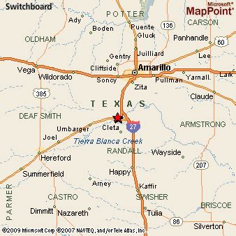 Canyon, Texas Area Map & More