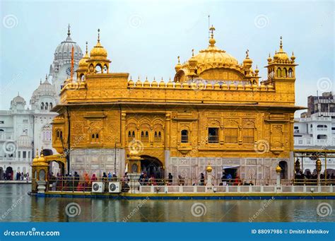 Sikh Gurdwara Golden Temple in Amritsar, Punjab, India Editorial Photo ...