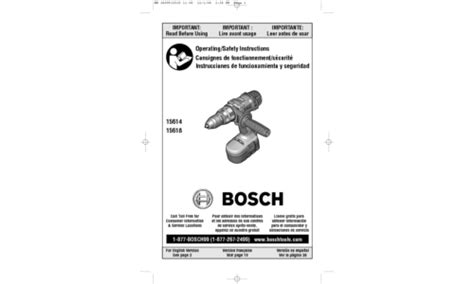 Bosch – Tool Manuals