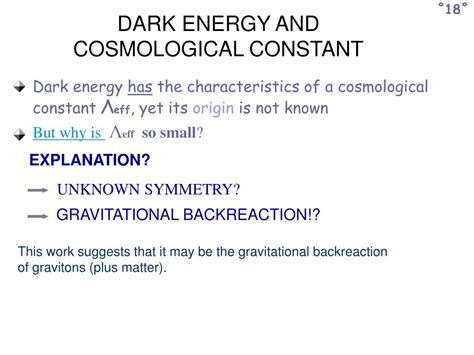 PPT - GRAVITON BACKREACTION & COSMOLOGICAL CONSTANT PowerPoint ...