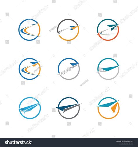 Illustration Vector Paper Plane Set Logo Stock Vector (Royalty Free) 2142951031 | Shutterstock