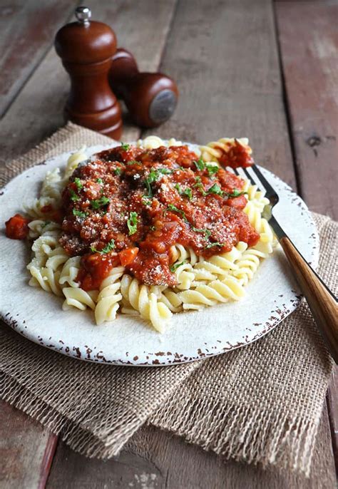 Spicy Red Lentil Pasta - Eat In Eat Out