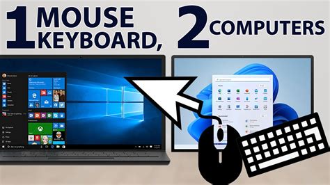 Control 2 PC with only 1 Mouse & 1 Keyboard - YouTube