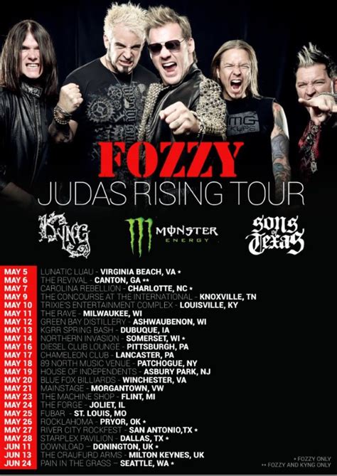 Listen To New Fozzy Single 'Judas' - Blabbermouth.net