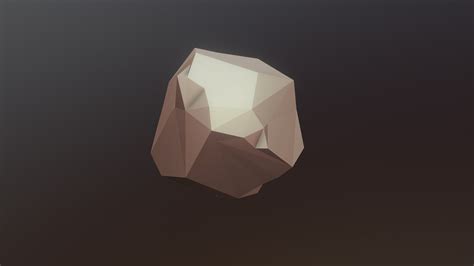 Low-Poly Rock - Download Free 3D model by dvnc.tech [31a9c77] - Sketchfab