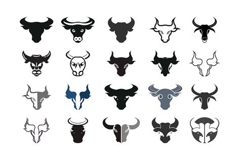 Bull Head Logo Vector Icon Graphic by jeffri candra ramadhani ...