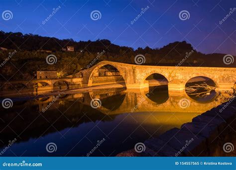 Devil`s Bridge during the Sunset Stock Image - Image of external ...