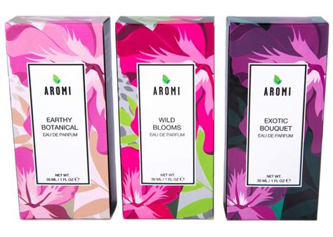 Aromi Botanical Perfume Collection. Three fragrances available in a solid perfume, roll-on ...