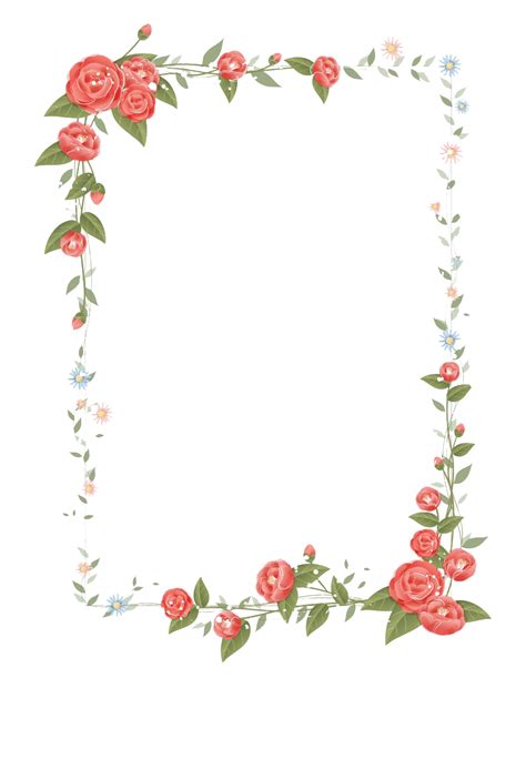 Flower Frame PNG - PNG All | PNG All