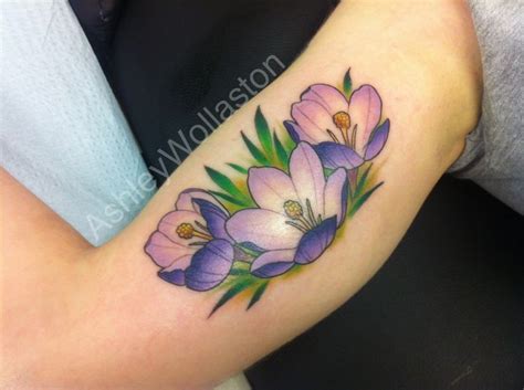 Some purple crocus flowers | Tattoos I've Done | Pinterest | Jasmine flower tattoos, Flower ...