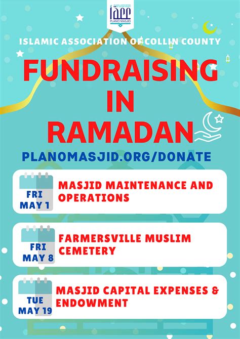 Fundraising in Ramadan | Plano Masjid