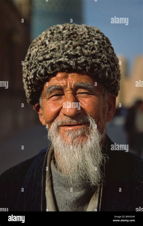 Uzbek man, Khiva, Uzbekistan Stock Photo - Alamy