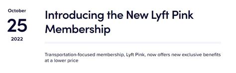 Lyft Pink Membership Relaunch with Lower Fee - AwardWallet Blog