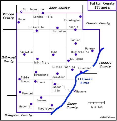 Maps - Fulton County, IL, USA