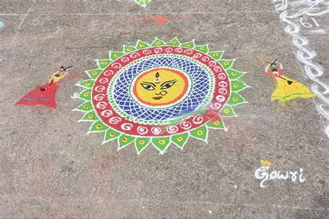 Mahila Dasara Sub-Committee hosts Rangoli Contest at Palace premises - Star of Mysore