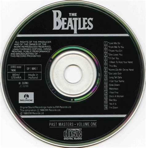 Release “Past Masters · Volume One” by The Beatles - Cover art ...