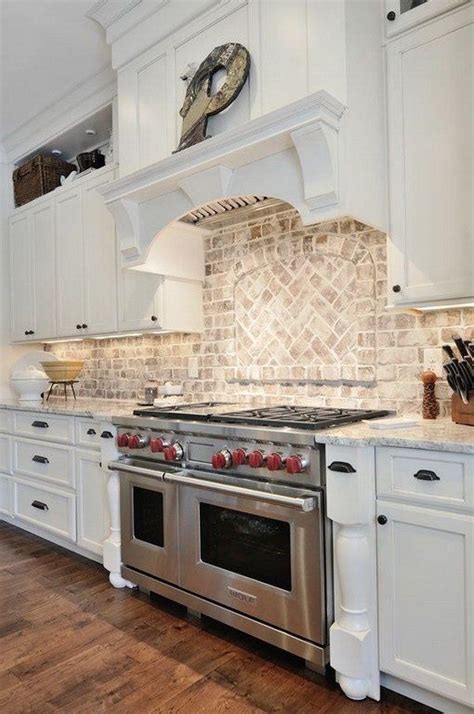 20 Amazing Kitchen Backsplash Ideas (Totally Boost Your Cooking Mood) | Exposed brick kitchen ...