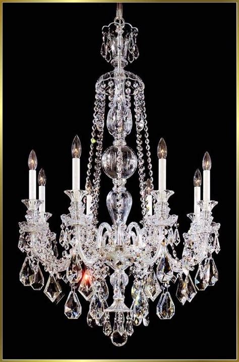 Antique Iron Silver Finish Chandelier - 8 Lights