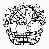 Fruit Basket For Free coloring Page  Download Print Or Color Online sketch template