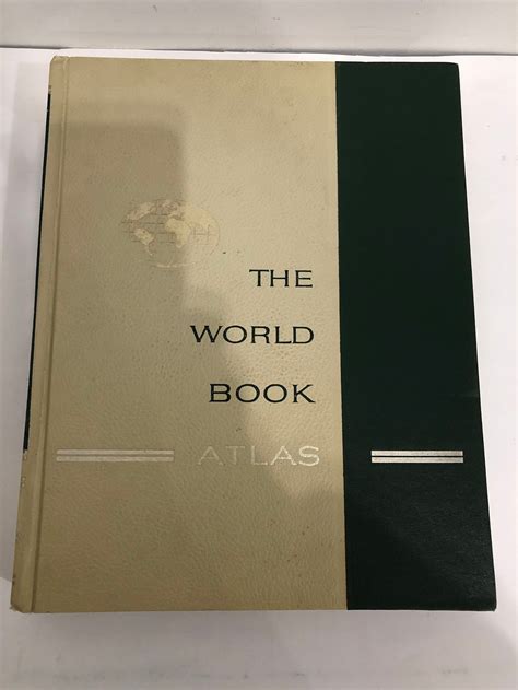 Antique Book The World Book Atlas Hardcover 1969 593 | Etsy