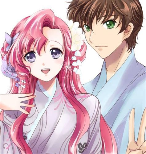 CODE GEASS, Fan art, Euphemia with Suzaku | Code geass, Coding, Anime