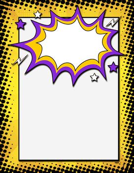 Superhero Border Clipart Free