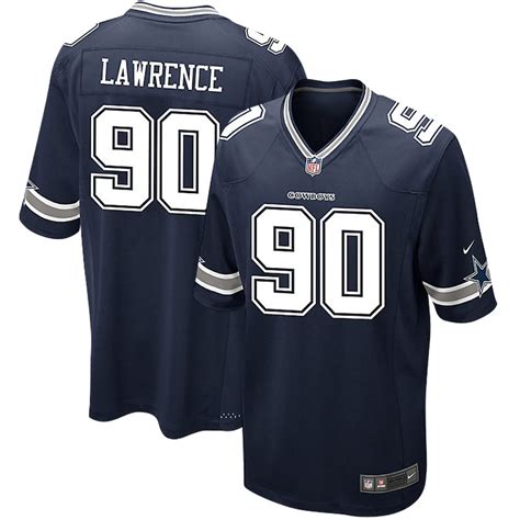 Men's Dallas Cowboys Demarcus Lawrence Nike Navy Game Jersey