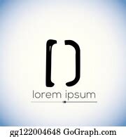 10 Stencil Letter D Logo Design Vector Clip Art | Royalty Free - GoGraph