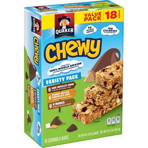 Quaker Chewy Chewy Variety Pack Granola Bars - Outerbanksgroceries ...