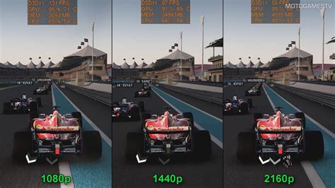 F1 2017 - 1080p vs 1440p vs 2160p - GTX 1080 Performance Comparison ...