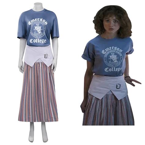 Stranger Things Season 4 (2022) Nancy Wheeler Cosplay Costume Outfits Halloween Carnival Suit ...