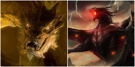 Lord Of The Rings: The Most Dangerous Dragons, Ranked