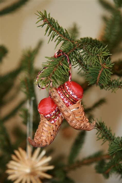 Russia. Christmas tree stock photo. Image of footwear - 4005582