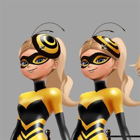 Beautiful concept art of Queen Bee from Miraculous Ladybug - YouLoveIt.com