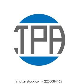 Tpa Letter Logo Design On White Stock Vector (Royalty Free) 2258084465 | Shutterstock